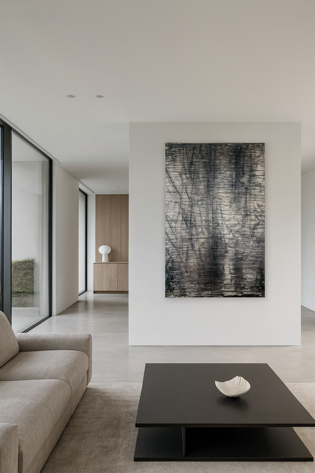 Abstrait - peinture à l’huile sur toile