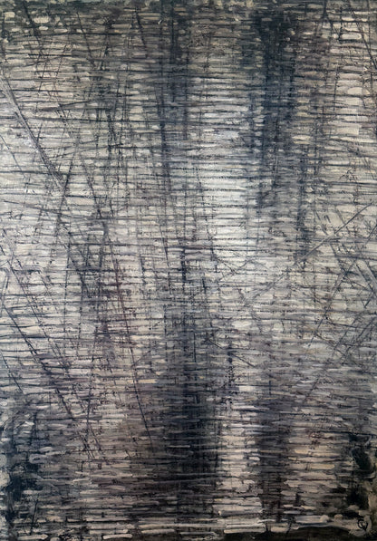 Abstrait - peinture à l’huile sur toile