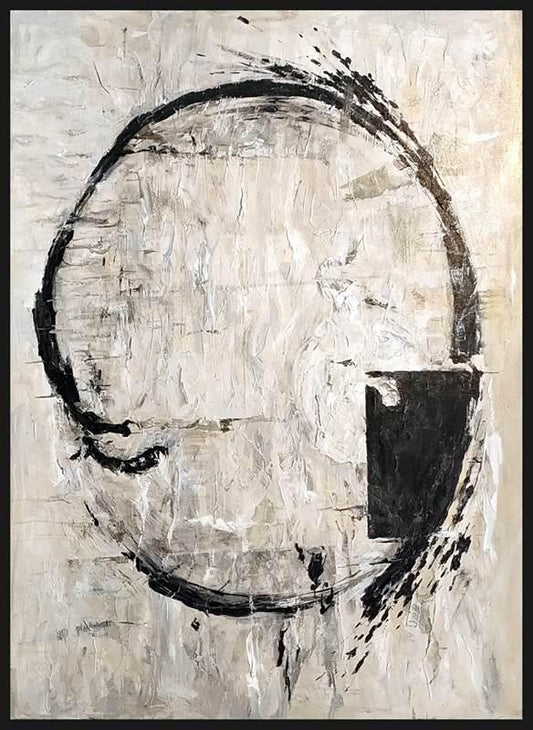 Abstrait - peinture à l’huile sur toile
